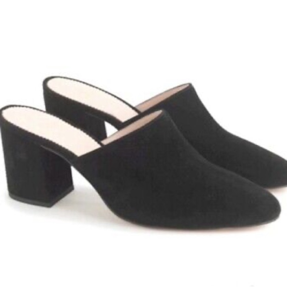 J.crew suede mule